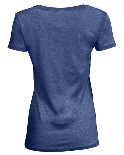 Threadfast Apparel Ladies' Vintage Dye Short-Sleeve V-Neck T-Shirt