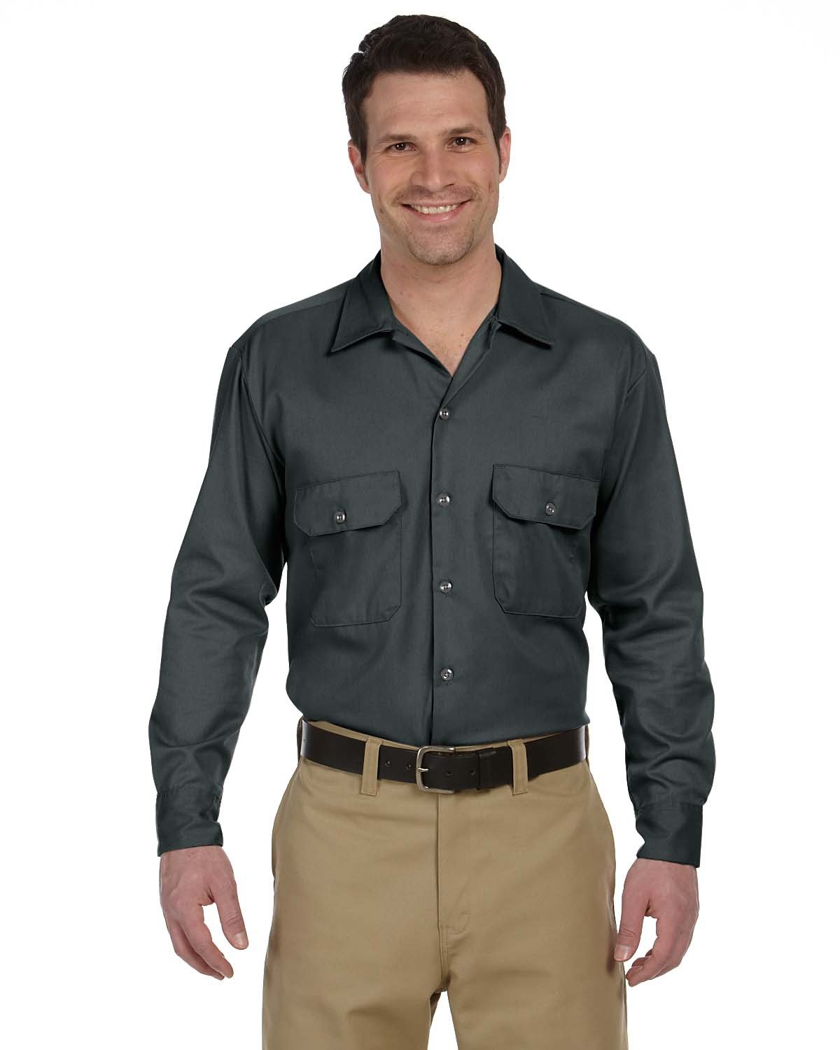 Dickies Unisex Long-Sleeve Work Shirt Mens Apparel Shirts & Tops