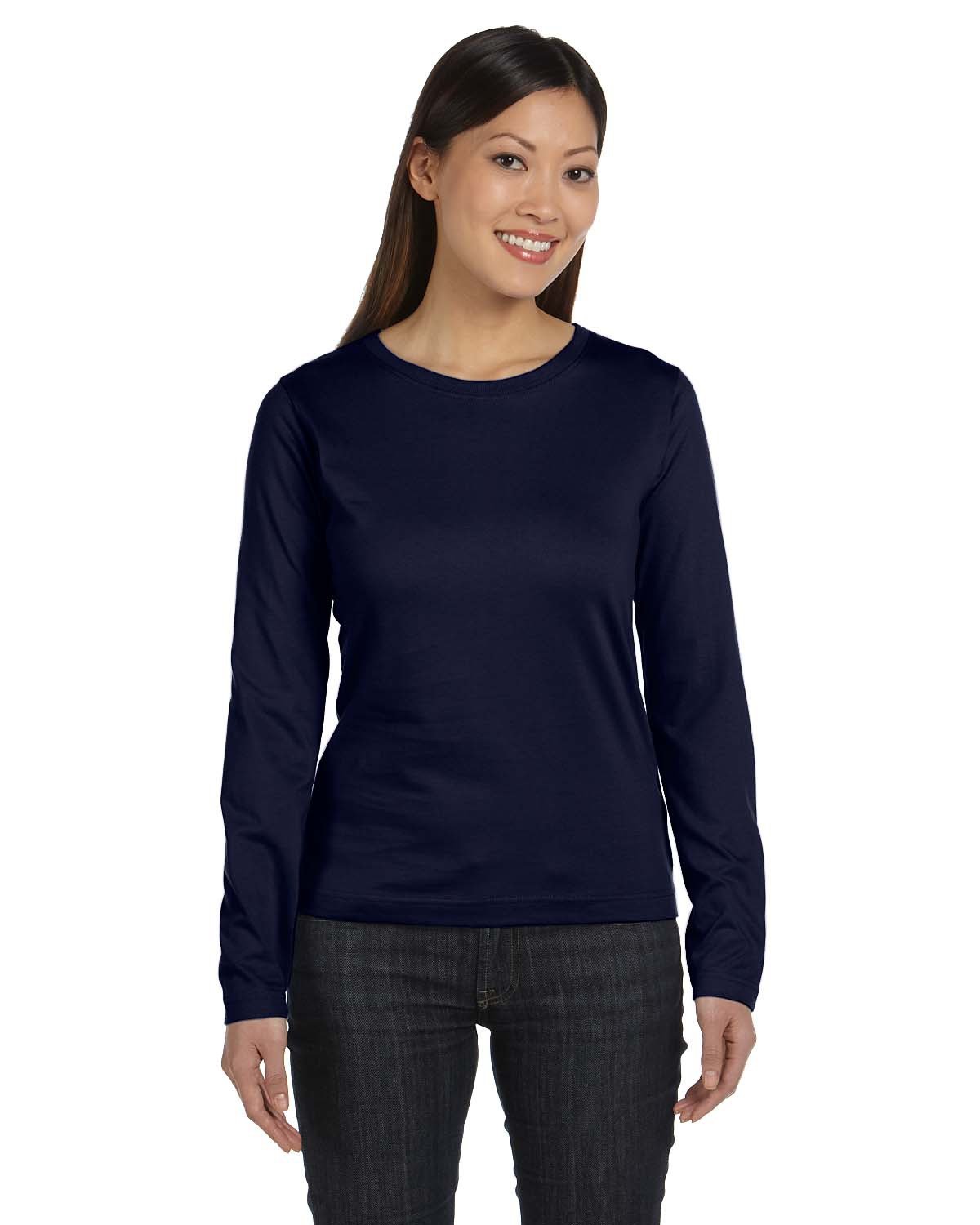 LAT Ladies' Premium Jersey Long-Sleeve T-Shirt LAT