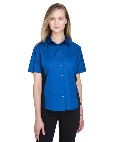 North End Ladies' Fuse Colorblock Twill Shirt