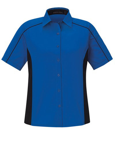 North End Ladies' Fuse Colorblock Twill Shirt