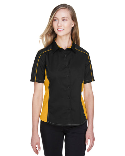 North End Ladies' Fuse Colorblock Twill Shirt