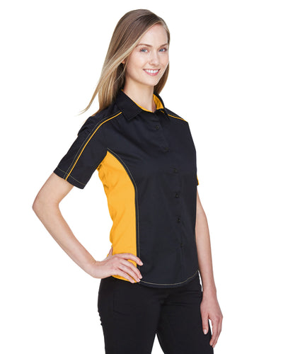 North End Ladies' Fuse Colorblock Twill Shirt