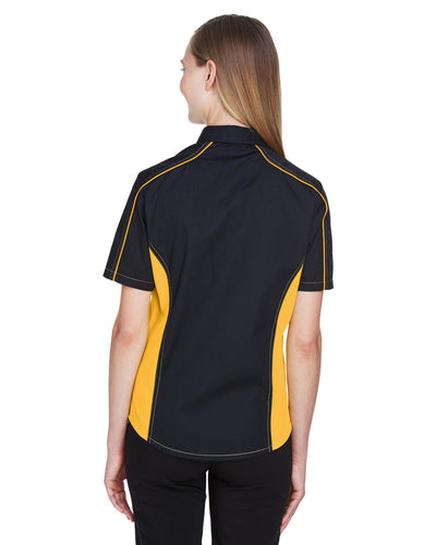 North End Ladies' Fuse Colorblock Twill Shirt