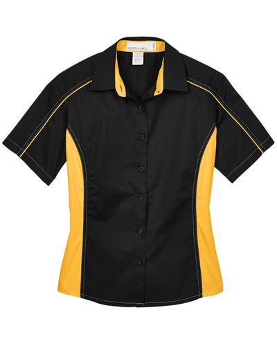 North End Ladies' Fuse Colorblock Twill Shirt