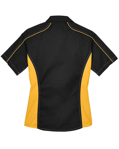 North End Ladies' Fuse Colorblock Twill Shirt