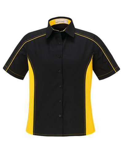North End Ladies' Fuse Colorblock Twill Shirt
