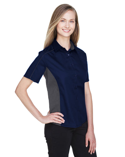North End Ladies' Fuse Colorblock Twill Shirt