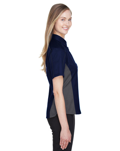 North End Ladies' Fuse Colorblock Twill Shirt