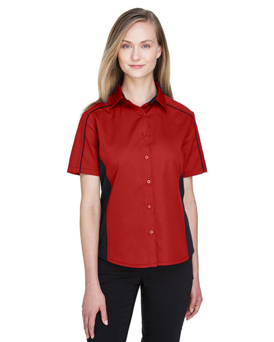 North End Ladies' Fuse Colorblock Twill Shirt