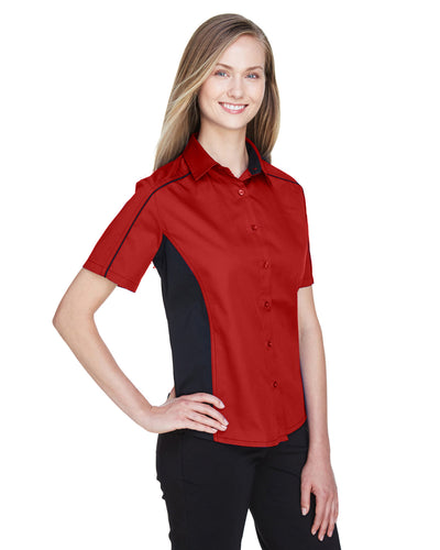 North End Ladies' Fuse Colorblock Twill Shirt