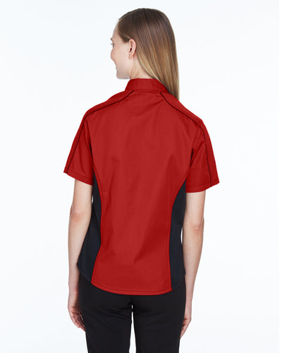 North End Ladies' Fuse Colorblock Twill Shirt