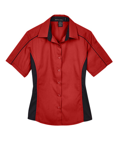 North End Ladies' Fuse Colorblock Twill Shirt