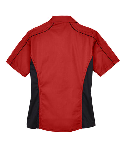 North End Ladies' Fuse Colorblock Twill Shirt
