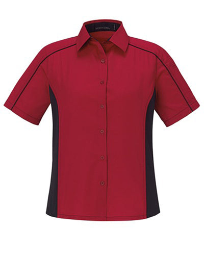North End Ladies' Fuse Colorblock Twill Shirt