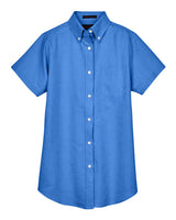 UltraClub Ladies' Classic Wrinkle-Resistant Short-Sleeve Oxford UltraClub