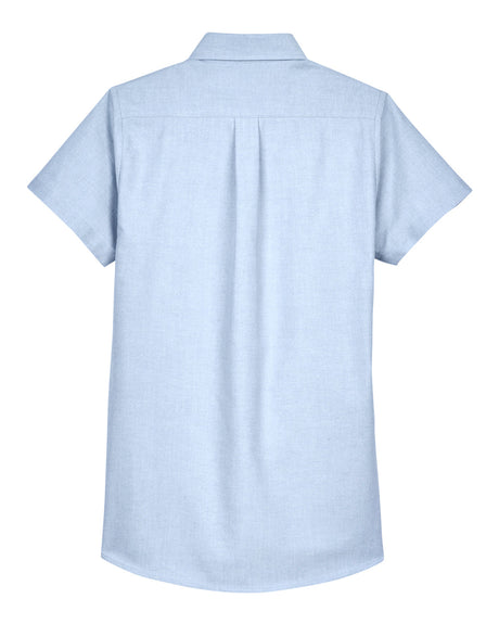 UltraClub Ladies' Classic Wrinkle-Resistant Short-Sleeve Oxford UltraClub