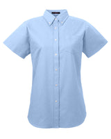 UltraClub Ladies' Classic Wrinkle-Resistant Short-Sleeve Oxford UltraClub