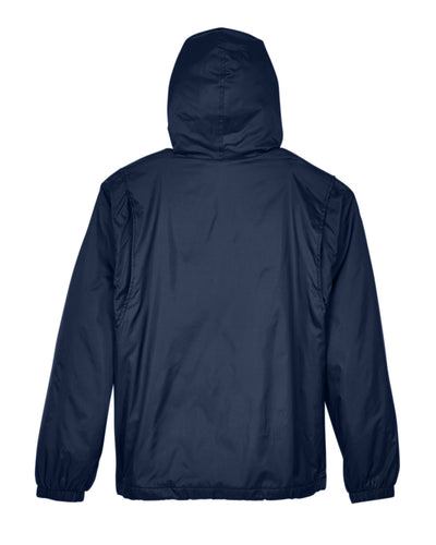 UltraClub Adult Fleece-Lined Hooded Jacket