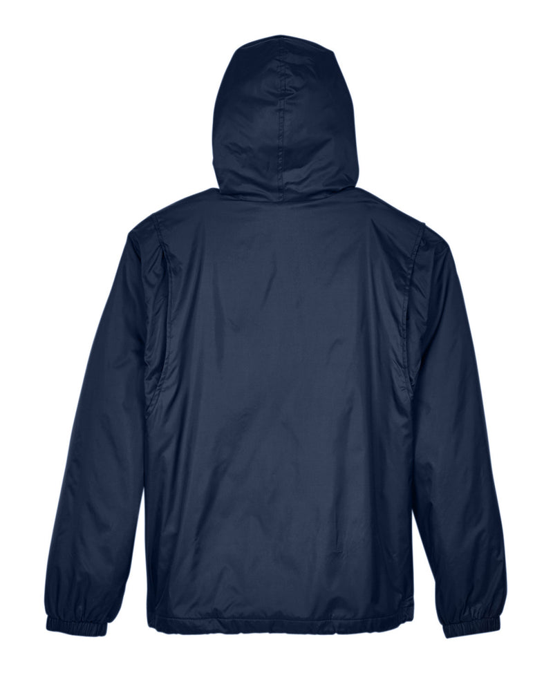 UltraClub Adult Fleece-Lined Hooded Jacket