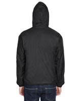 UltraClub Adult Fleece-Lined Hooded Jacket UltraClub