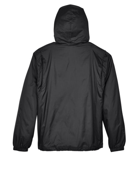 UltraClub Adult Fleece-Lined Hooded Jacket UltraClub