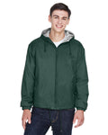 UltraClub Adult Fleece-Lined Hooded Jacket UltraClub