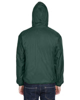 UltraClub Adult Fleece-Lined Hooded Jacket UltraClub