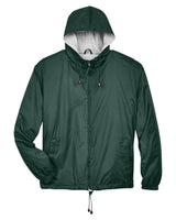 UltraClub Adult Fleece-Lined Hooded Jacket UltraClub