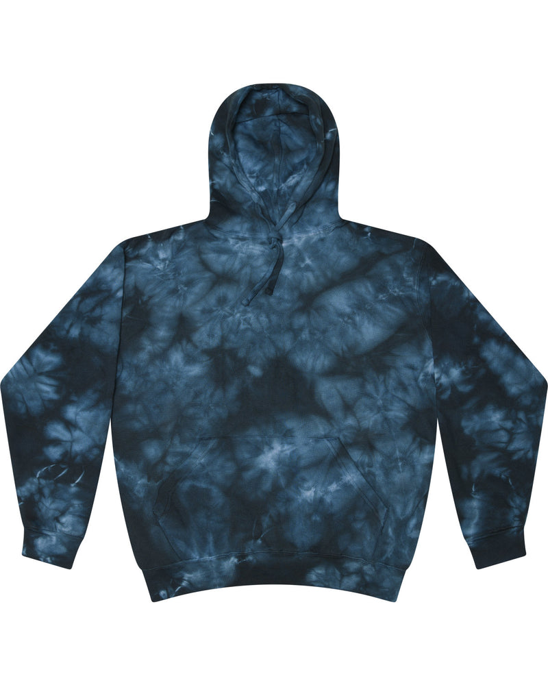 Tie-Dye Adult Unisex Crystal Wash Pullover Hooded Sweatshirt