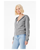 BELLA + CANVAS Ladies' Sponge Fleece Full-Zip Hooded Sweatshirt