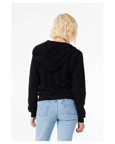 Bella + Canvas Ladies' Sponge Fleece Full-Zip Hooded Sweatshirt