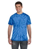Tie-Dye Adult 5.4 oz. 100% Cotton Spider T-Shirt Mens Apparel Shirts & Tops