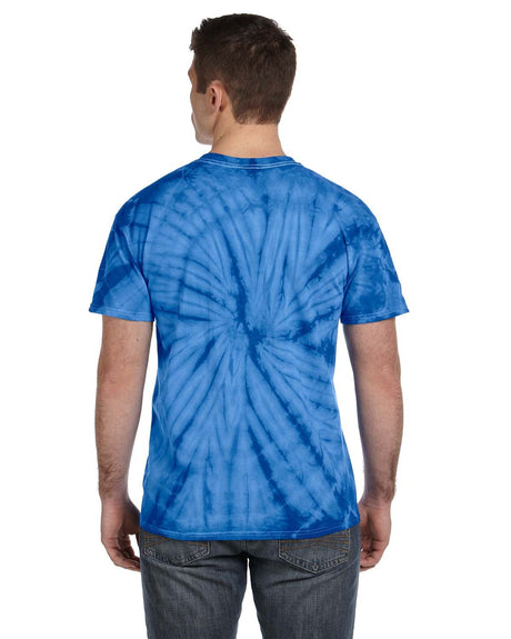 Tie-Dye Adult 5.4 oz. 100% Cotton Spider T-Shirt Mens Apparel Shirts & Tops