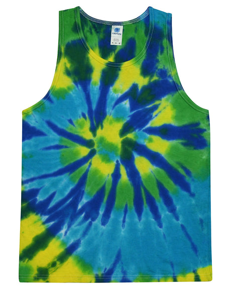 Tie-Dye Adult 5.4 oz. 100% Cotton Tank Top Mens Apparel Shirts & Tops