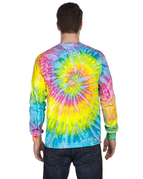 Tie-Dye Adult 5.4 oz. 100% Cotton Long-Sleeve T-Shirt Tie-Dye