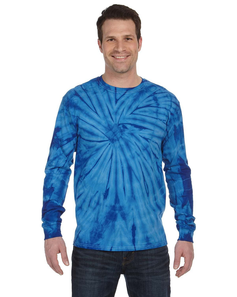 Tie-Dye Adult 5.4 oz. 100% Cotton Long-Sleeve T-Shirt