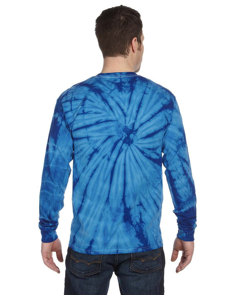 Tie-Dye Adult 5.4 oz. 100% Cotton Long-Sleeve T-Shirt Tie-Dye