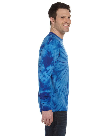 Tie-Dye Adult 5.4 oz. 100% Cotton Long-Sleeve T-Shirt Tie-Dye