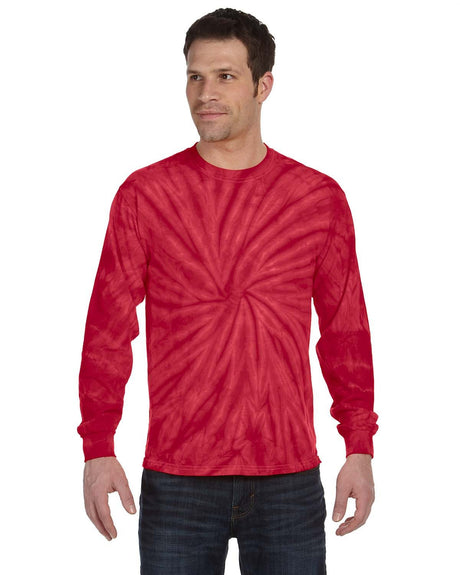 Tie-Dye Adult 5.4 oz. 100% Cotton Long-Sleeve T-Shirt Tie-Dye