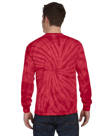 Tie-Dye Adult 5.4 oz. 100% Cotton Long-Sleeve T-Shirt Tie-Dye