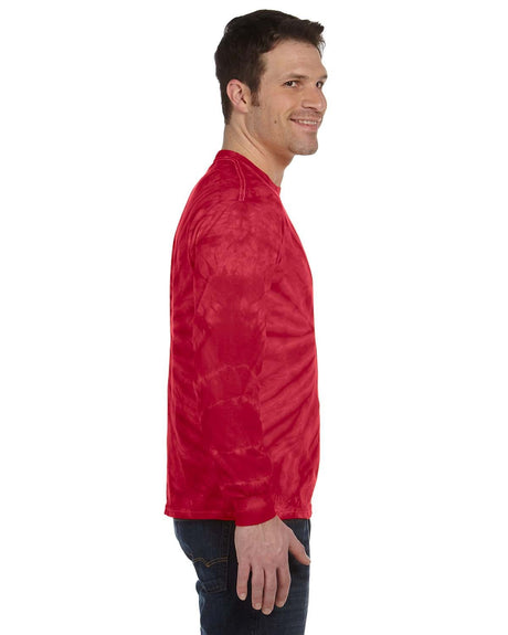 Tie-Dye Adult 5.4 oz. 100% Cotton Long-Sleeve T-Shirt Tie-Dye