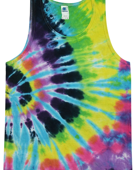 Tie-Dye Adult 5.4 oz. 100% Cotton Tank Top Mens Apparel Shirts & Tops
