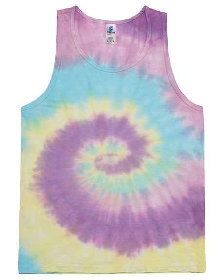 Tie-Dye Adult 5.4 oz. 100% Cotton Tank Top Mens Apparel Shirts & Tops