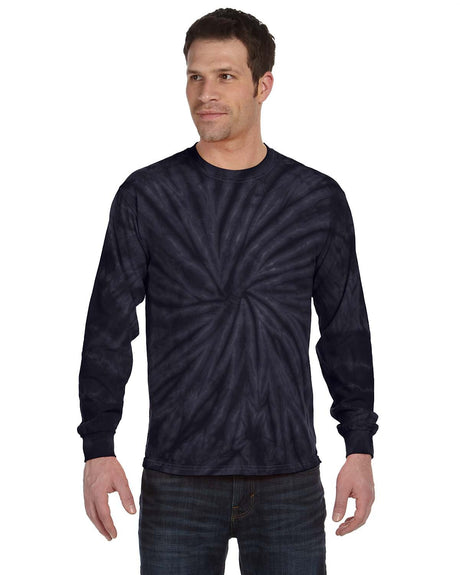 Tie-Dye Adult 5.4 oz. 100% Cotton Long-Sleeve T-Shirt Tie-Dye