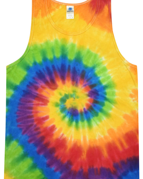 Tie-Dye Adult 5.4 oz. 100% Cotton Tank Top Mens Apparel Shirts & Tops