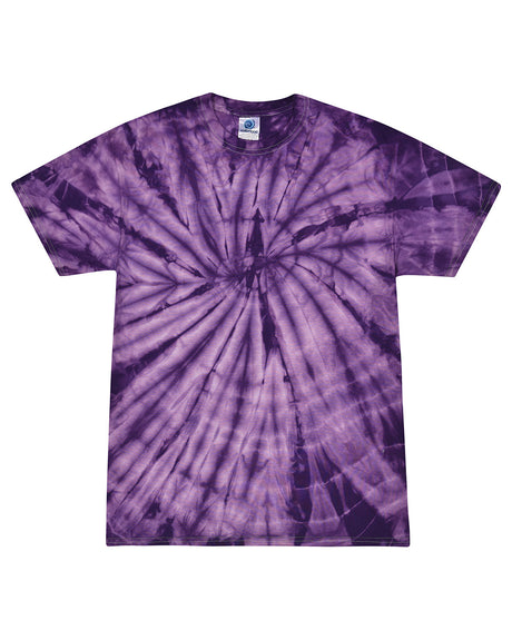 Tie-Dye Adult 5.4 oz. 100% Cotton Spider T-Shirt Mens Apparel Shirts & Tops