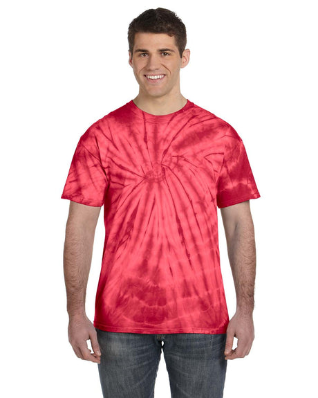 Tie-Dye Adult 5.4 oz. 100% Cotton Spider T-Shirt Mens Apparel Shirts & Tops