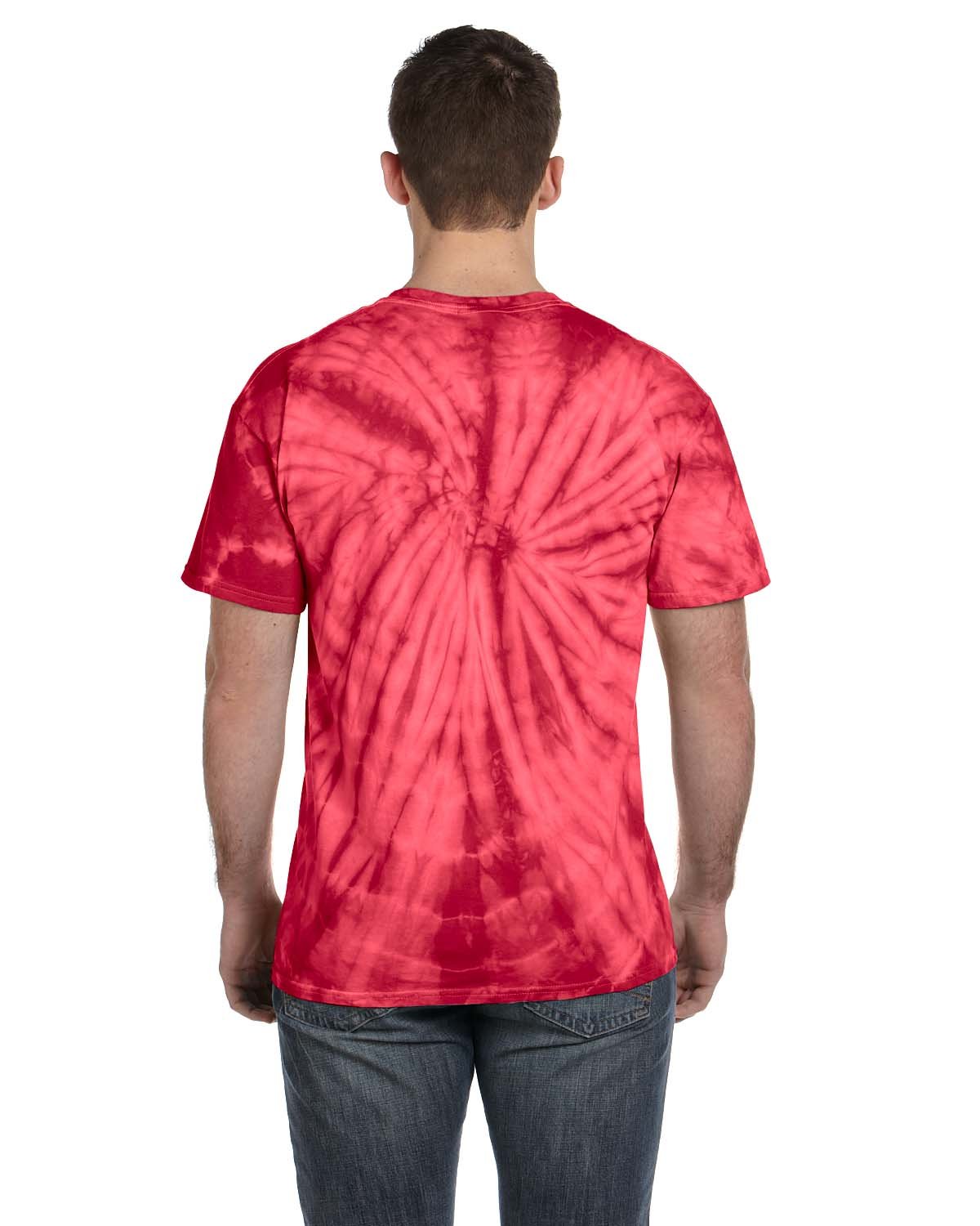 Tie-Dye Adult 5.4 oz. 100% Cotton Spider T-Shirt Mens Apparel Shirts & Tops