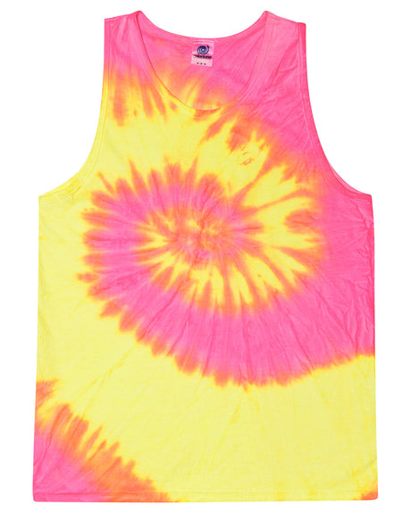 Tie-Dye Adult 5.4 oz. 100% Cotton Tank Top Mens Apparel Shirts & Tops